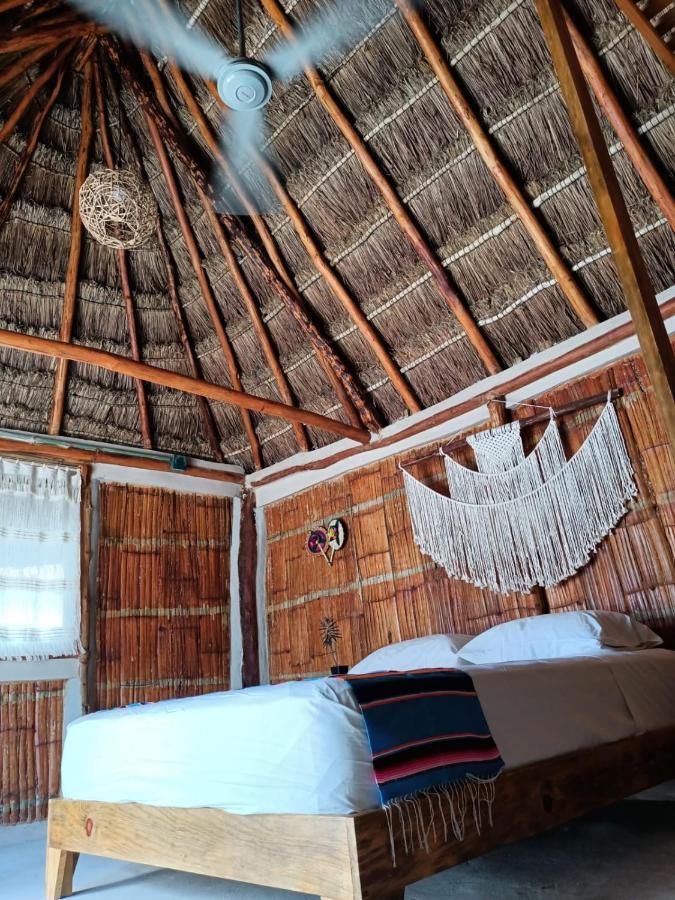 Cabanas Cinco Elementos Celestun Exteriör bild