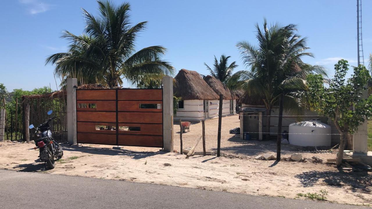 Cabanas Cinco Elementos Celestun Exteriör bild